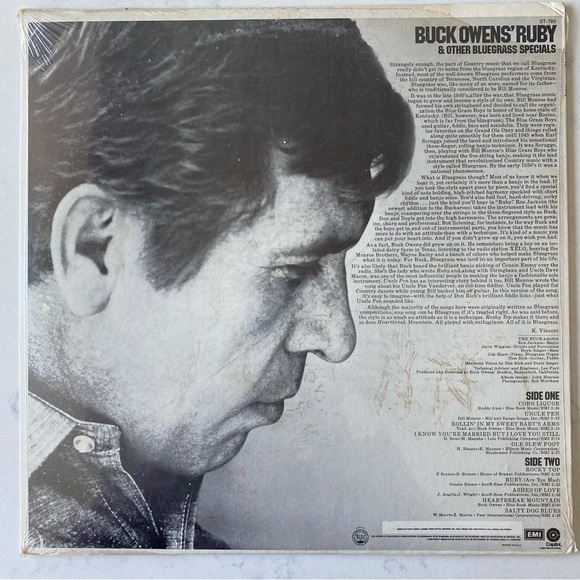 Buck Owens and the Buckaroos Ruby Vinyl Record SEALED - Picture 2 of 3